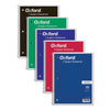 Oxford Coil-Lock Wirebound Notebooks, 3-Hole Punched, 1 Subject, Wide/Legal Rule, Randomly Assorted Covers, 10.5 x 8, 70 Sheets