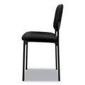 HON VL606 Stacking Guest Chair without Arms, Supports Up to 250 lb, Black