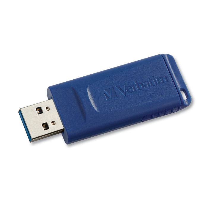 Verbatim Classic USB 2.0 Flash Drive, 8 GB, Blue, 5/Pack