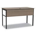 Linea Italia Urban Series Desk Workstation, 59" x 23.75" x 29.5", Natural Walnut