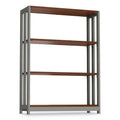 Linea Italia Trento Line Bookcase, Three-Shelf, 31.5w x 11.5d x 43.25h, Cherry