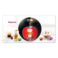 NESCAFÉ Majesto Automatic Coffee Machine, Black/Red