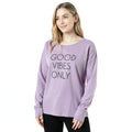 Ideology Good Vibes Strappy-Back Long-Sleeve T-Shirt, Size Medium by Vanessa Jane