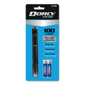 DORCY 100 Lumen LED Penlight, 2 AAA Batteries (Included), Silver