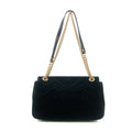 Gucci Black Velvet Loved Embroidered Marmont Shoulder Bag #6091 by Bolt Boutique