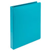 Samsill Earth’s Choice Biobased Durable Fashion View Binder, 3 Rings, 1" Capacity, 11 x 8.5, Turquoise, 2/Pack