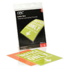 GBC UltraClear Thermal Laminating Pouches, 3 mil, 9" x 11.5", Gloss Clear, 25/Pack