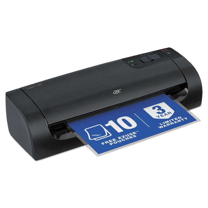 GBC Fusion 1100L Laminator, 9" Max Document Width, 5 mil Max Document Thickness