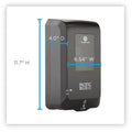 Georgia Pacific Pacific Blue Ultra Automated Touchless Soap/Sanitizer Dispenser, 1,000 mL, 6.54 x 11.72 x 4, Black