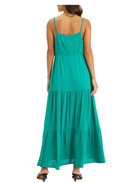 Sanctuary Traveler Maxi Dress Dark Palm Green Size Medium by Vanessa Jane