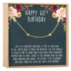 60th Birthday Dot Bracelet