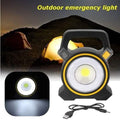 60W Solar Portable Rechargeable LED Flood Lamp by DailySale