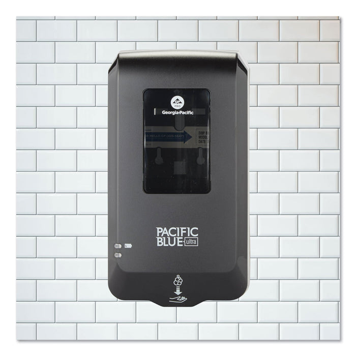 Georgia Pacific Pacific Blue Ultra Automated Touchless Soap/Sanitizer Dispenser, 1,000 mL, 6.54 x 11.72 x 4, Black