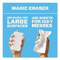 Mr. Clean Magic Eraser Sheets, 3.5 x 5.8, 0.03" Thick, White, 16/Pack