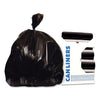 Heritage Low-Density Repro Can Liner, 45 gal, 1.2 mil, 40" x 46", Black, 100/Carton