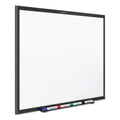 Quartet Classic Series Total Erase Dry Erase Board, 72 x 48, White Surface, Black Frame
