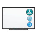 Quartet Classic Series Nano-Clean Dry Erase Board, 36 x 24, Black Aluminum Frame