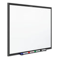 Quartet Classic Series Total Erase Dry Erase Board, 60 x 36, White Surface, Black Frame