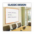 Quartet Classic Series Total Erase Dry Erase Board, 36 x 24, Oak Finish Frame