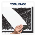 Quartet Classic Series Total Erase Dry Erase Board, 72 x 48, White Surface, Black Frame