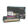 Lexmark C736H1MG Return Program High-Yield Toner, 10,000 Page-Yield, Magenta