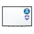 Quartet Classic Series Total Erase Dry Erase Board, 72 x 48, White Surface, Black Frame