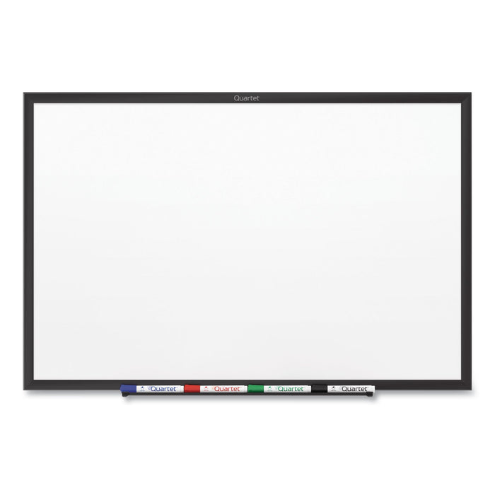 Quartet Classic Series Nano-Clean Dry Erase Board, 60 x 36, Black Aluminum Frame