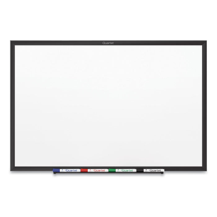 Quartet Classic Series Nano-Clean Dry Erase Board, 36 x 24, Black Aluminum Frame