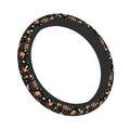 MINIOZE Mushroom Vintage Steering Wheel Cover 15 Inch Neoprene Black 1pc by Deal US