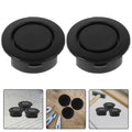 Homoyoyo 10PCS Car Rear Bumper Radar Hole Cover Plastic Plugs Black by Deal US