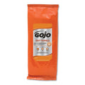 GOJO FAST TOWELS Hand Cleaning Towels, 2-Ply, 7.75 x 11, Fresh Citrus, Blue, 60/Pack, 6 Packs/Carton