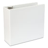 Universal Slant D-Ring View Binder, 3 Rings, 5" Capacity, 11 x 8.5, White