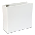 Universal Slant D-Ring View Binder, 3 Rings, 5" Capacity, 11 x 8.5, White