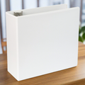 Universal Slant D-Ring View Binder, 3 Rings, 5" Capacity, 11 x 8.5, White
