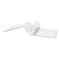 Universal Slant D-Ring View Binder, 3 Rings, 5" Capacity, 11 x 8.5, White
