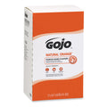 GOJO NATURAL ORANGE Pumice Hand Cleaner Refill, Citrus Scent, 2,000mL, 4/Carton