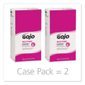 GOJO RICH PINK Antibacterial Lotion Soap Refill, Floral, 5,000 mL, 2/Carton