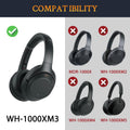 CS Upgraded Replacement Ear Pad Cushions for Sony WH-1000XM3 Headphones | Cooling Gel by CentralSound
