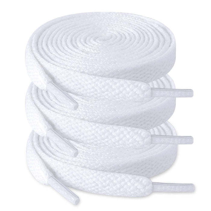 3 Pair Flat Shoe Laces for Sneakers, Shoelaces for Sneakers Athletic Running Sho