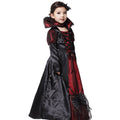 DNQCOS Girls Gothic Vampire Vampiress Dress Costume Black Size 4-6 Years by Deal US