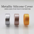 Metallic Silicone Smart Ring Cover 6-Pack – Fits Oura Ring Gen 4/3, Samsung Galaxy Ring, RingConn | Gold, Silver, Rose Gold
