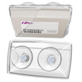 FLLIK EZ Pass Holder Windshield Clear Strong Suction Cups 1 Pack by Deal US