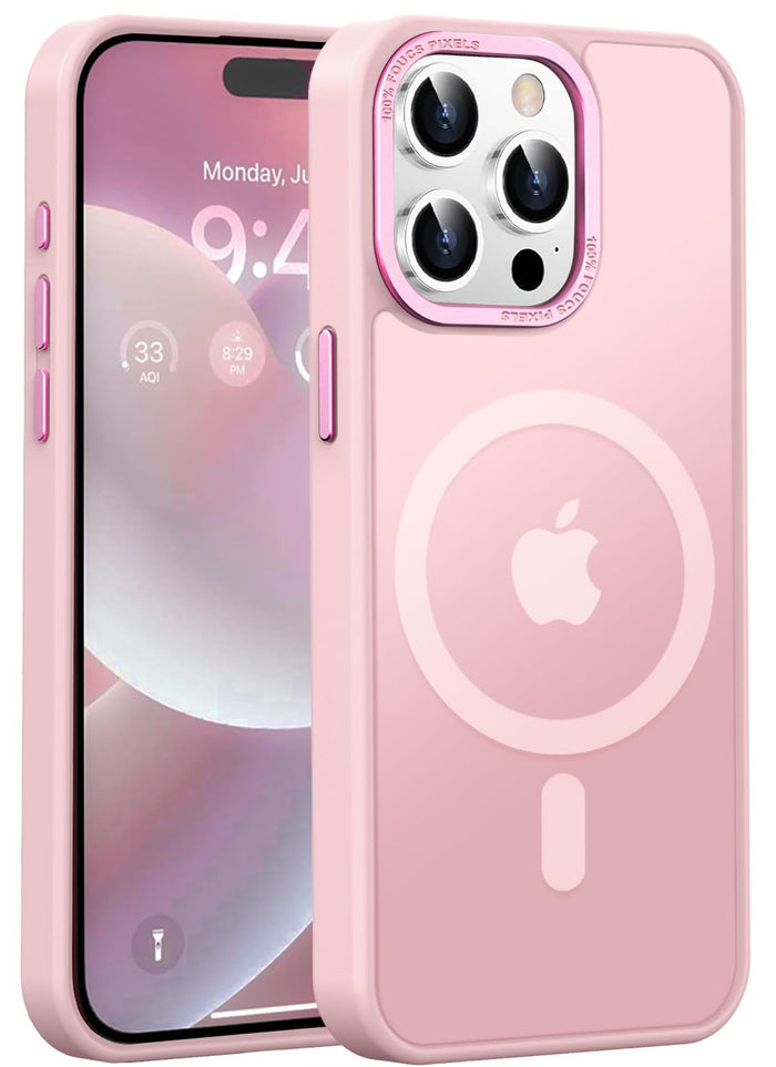 For Iphone 15 Pro Case [ Magsafe] [Military Grade Drop Protection] Translucent M