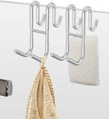 Rust-Resistant Door Mount Shower Hook – Strong Multifunctional Hanging Hook by DailySale