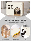 SEPAZON Anti Cat Scratch Couch Protector Adhesive Pad Offwhite 78.7x15.8In by Deal US