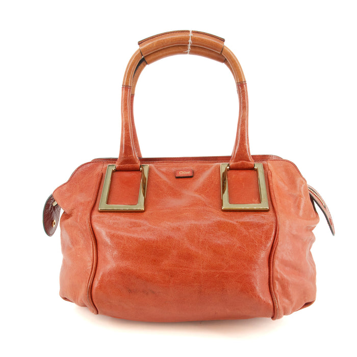 Chloe Ether Red Top Handle Tote Bag #6133 by Bolt Boutique
