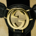 Gucci Cloth GG One Shoulder Bag Black #6137 by Bolt Boutique
