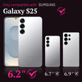 MrARTIST Samsung Galaxy S25 Plus Case Floral Line Flower TPU Cover by Deal US