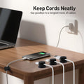 Pack Magnetic Cable Clips, Upgraded 360° Rotatable Cord Holde