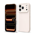 For Iphone 17 Pro Phone Case Liquid Silicone, Thin Ultra Slim Minimalist Phone C